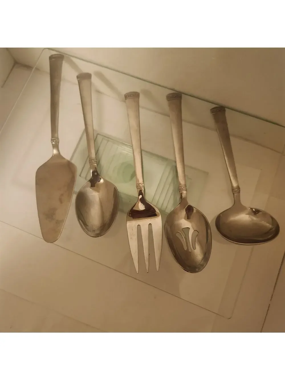 5 piece Reed and Barton Stainless Serving Set